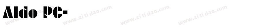 Aldo PC字体转换